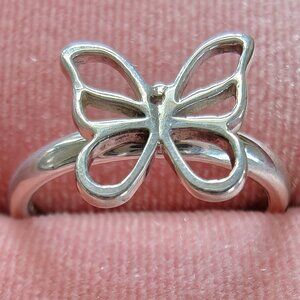 Authentic Tiffany & Co rare butterfly vintage ring